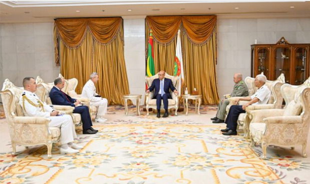 قائد أركان الجيوش الفرنسية في موريتانيا ويستقبل من طرف الرئيس ولد الغزواني