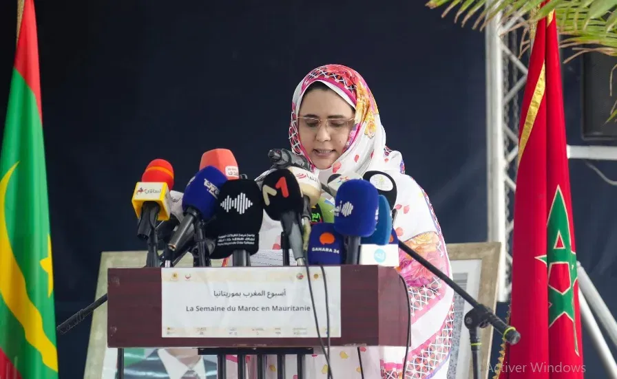 وزيرة التجارة الموريتانية، زينب منت أحمدناه،